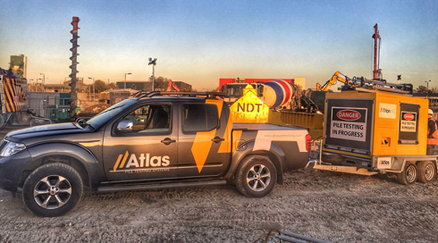 NDT Titan 650 Conducts Pile Testing In London